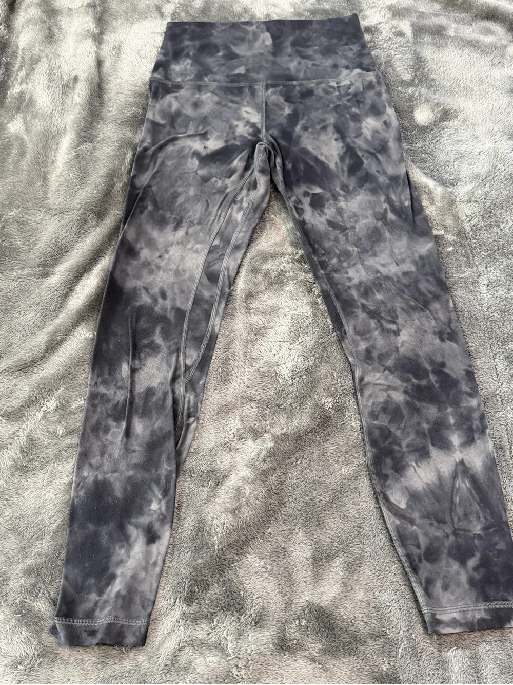 lululemon athletica Gray Tie-Dye High-Rise Jeggings